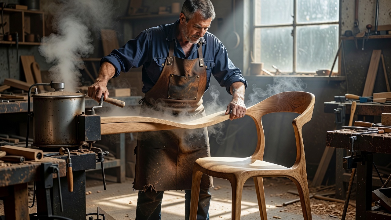 Artisan Unveils New Steam-Bending Method for Shapewood Chairs